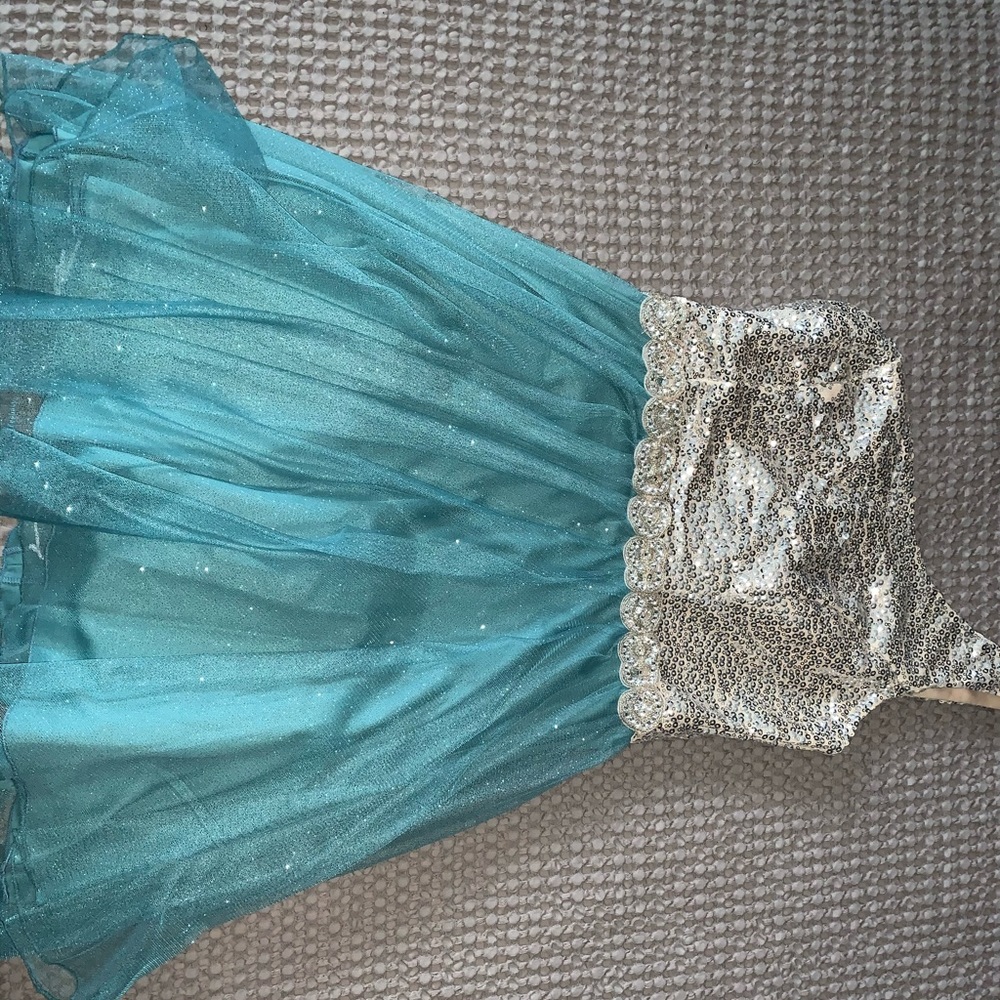 Blue and silver homecoming dress - Picture 2 of 2